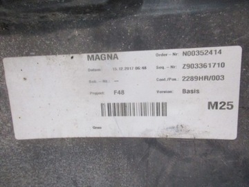 фото thumb №4, Спойлер бампера bmw x1 f48 задня