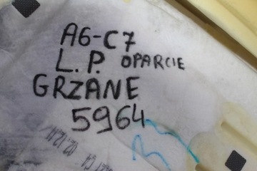 фото thumb №10, Спинка сиденье левый перед audi a6 c7 материал подогрев сиденье