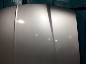 Chrysler 300c капот кришка двигуна ідеальний стан срібляста Оригінал, фото thumb