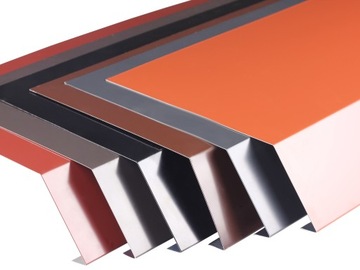 Aluminiowy PAS OKAPOWY nadrynnowy PLUS 25cm x 1mb
