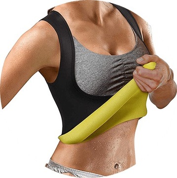 KOSZULKA NEOPRENOWA TERMO SHAPER ODCHUDZAJĄCA DO ĆWICZEŃ 2XL/3XL