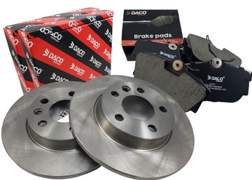 фото thumb №1, Тормозные диски тормозные колодки задняя vw transporter iv t4 1996-2003