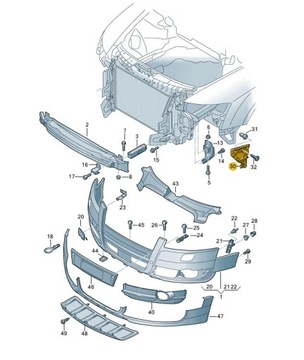 фото thumb №3, Нове оригінальні audi оригінальний номер element напрямна 4f0807227b