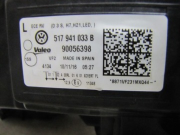 фото thumb №11, Vw golf sportsvan лампа правая левая ксенон led 2014-2017 rok