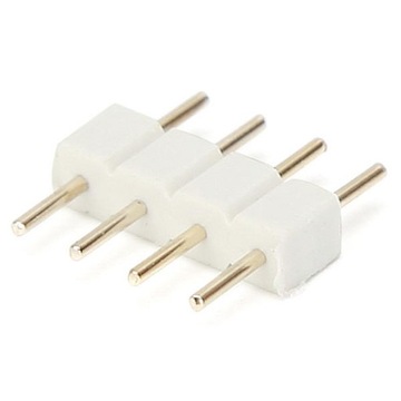 ZŁĄCZKA do taśmy LED RGB 4-pin MĘSKA HQ PREMIUM