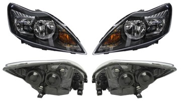 фото thumb №1, Фари лампи перед ford focus mk2 fl 2008-2010 kpl чорні