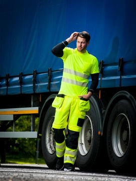 PORTWEST T181 РАБОЧАЯ ФУТБОЛКА СО СВЕТООТРАЖАЮЩЕЙ СВЯЗЬЮ PW3 XL