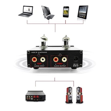 FX-AUDIO TUBE-03 HiFi аудио предусилитель черный