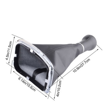 фото thumb №6, Ручка зміни коробки передач чохол vw golf 4 iv bora