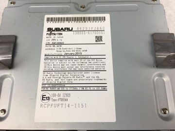 фото thumb №12, Subaru forester 13- радіо навігація 86201sg660 usa