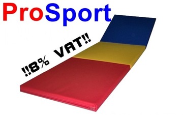 Materac do rehabilitacji 3-częściowy 180x80x5 cm