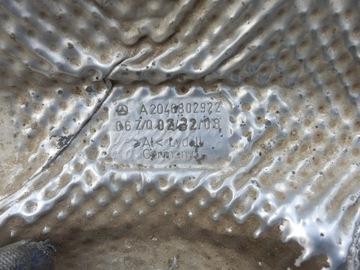 фото thumb №5, Mercedes glk x204 лист защита тепловая