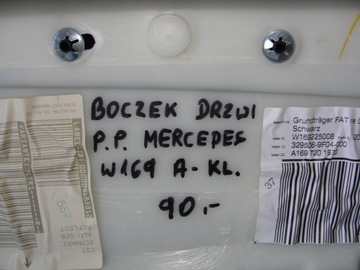 фото thumb №5, Обшивка дверь mercedes-benz оригинальный номер w169225008