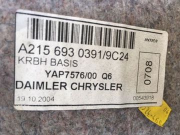 фото thumb №7, Mercedes cl w215 00-05 оббивка багажника