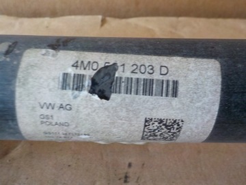 фото thumb №5, Touareg iii 3.0tdi приводной вал приводная задняя 4m0501203d