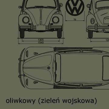 Футболка VOLKSWAGEN VW BEETLE Beetle - S