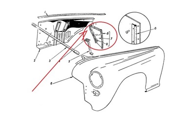 фото thumb №8, Бризковики передні крила бризковики fso warszawa