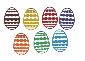 EGG яичный бордюр Пасхальное яйцо Пасхальный альбом 2 шт.