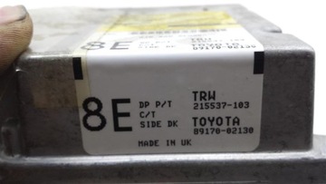фото thumb №4, 89170-02130 датчик подушка безпеки toyota auris i справний