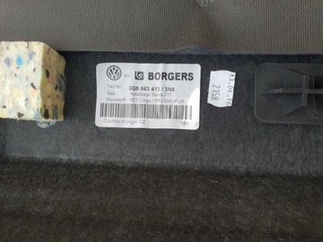 фото thumb №4, Vw passat b8 полка пол багажника 3g5863413