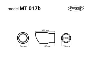 фото thumb №11, Бесплатно наконечник выхлоп сталь нержавеющая чёрная fi76mm