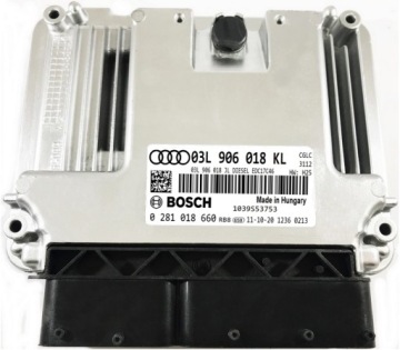 фото thumb №1, Бортовий комп'ютер audi a4 a5 cglc 03l906018kl 0281018660 plug&play
