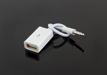 АДАПТЕР AUX КАБЕЛЬ МИНИ-ДЖЕК 3,5 ММ USB IPHONE IPOD