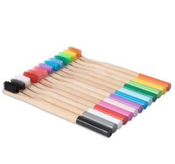 бамбуковая зубная щетка 6 шт. ECO SET