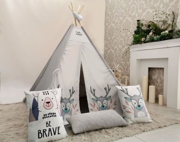 Детская палатка TIPI WIGWAM HOMEK с бархатным ковриком xxl