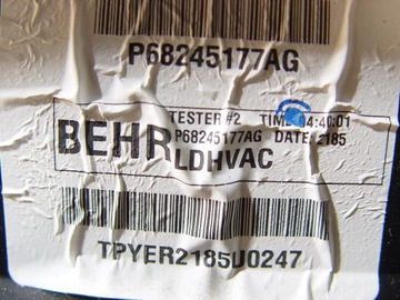 фото thumb №10, Dodge charger 15- отопитель dmuchowa перед