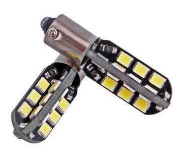 СВЕТОДИОДНАЯ ЛАМПА 24 SMD 2835 H6W BAX9S ПОЛОЖЕНИЕ CANBUS