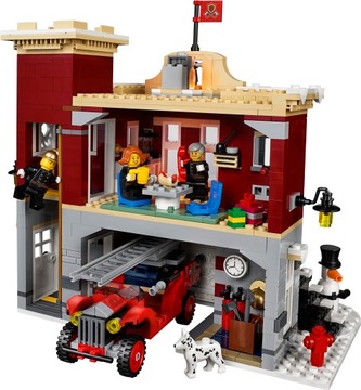 LEGO 10263 Remiza strażacka w zimowej wiosce