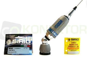 АНТЕННА SIRIO TURBO 5000 PL CB 196см РЕГУЛИРУЕМАЯ