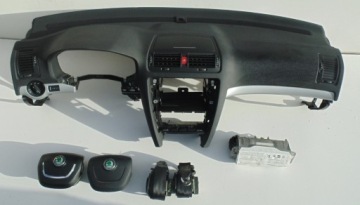 фото thumb №1, Skoda octavia ii 2 lift приборная панель консоль подушка безопасности ремни
