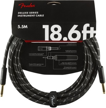 Fender Professional 18,6 BLK kabel instrument 5,5m