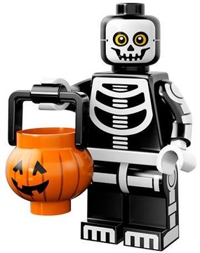 LEGO МИНИФИГУРЫ СЕРИИ 14 ФИГУРА СКЕЛЕТ ХЭЛЛОУИН СКЕЛЕТ 71010 11