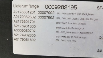 фото thumb №11, Бампер зад mercedes s w217 купе cabrio a2178801201