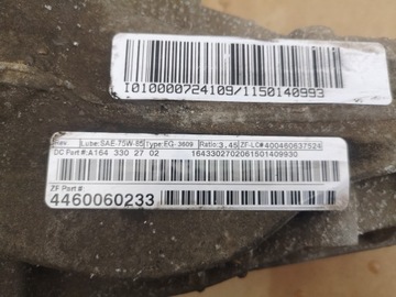 фото thumb №3, Mercedes w251 r-klasa 3.0 ben редуктор мост перед