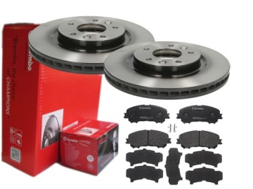 фото thumb №1, Гальмівні диски гальмівні колодки brembo перед renault kadjar 296mm