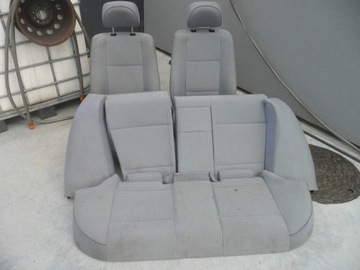 фото thumb №4, Bmw e46 sedan обшивки сидіння сидіння складний сірий