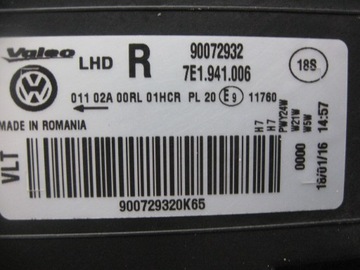 фото thumb №6, Ліва права - лампа - vw transporter t6 - multivan