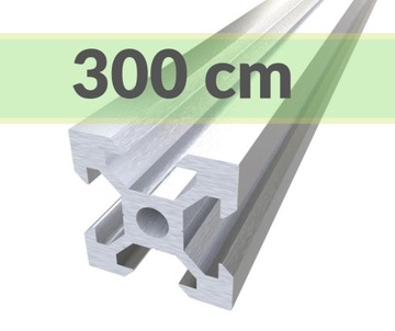 СТРОИТЕЛЬНЫЙ АЛЮМИНИЕВЫЙ ПРОФИЛЬ 20x20 T6 - 300см V