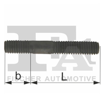 SZPILKA KOLEKTORA M8x1,25x16 / M8x1,25x25 2 SZTUKI