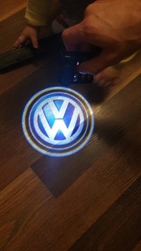 VW светодиодный беспроводной логотип Volkswagen Golf Passat