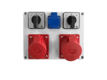 Готово распределитель 1x230V | 1x16a/32a 5p 400V+L-0-P