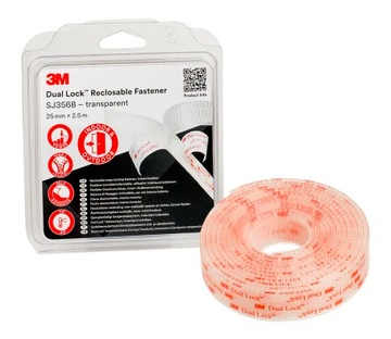 3M DUAL LOCK VELCRO SJ 3560 25ммx2,5м 250 грибов