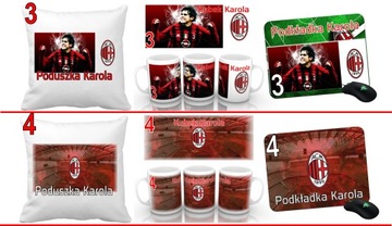 НАБОР AC MILAN ПОДУШКА+КРУЖКА+ПОД+ИМЯ