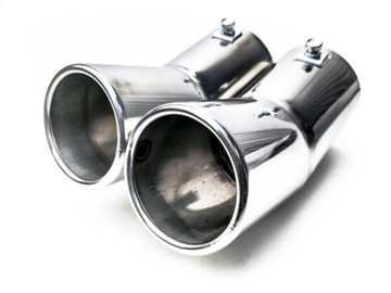 фото thumb №2, Наконечник выхлоп двойная накладка vw golf 4 passat b5 bora vw golf iv