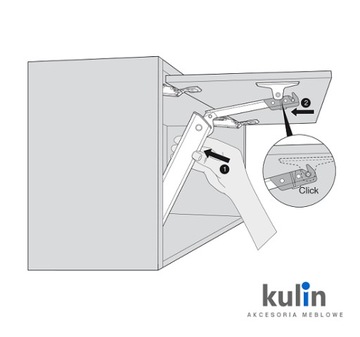 Комплект подъемника BLUM AVENTOS HK-XS 20K1101T набор