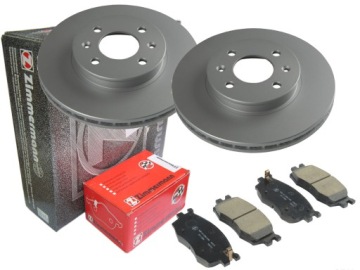 фото thumb №1, Гальмівні диски гальмівні колодки zimmermann перед kia rio ii 256mm